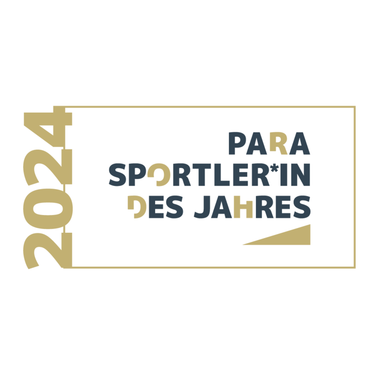 Logo mit Text: Sportler*in des Jahres