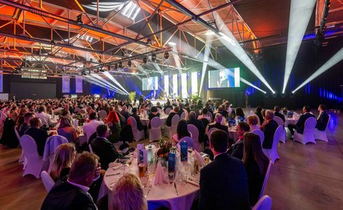 Sportgala-Athmosphäre im Kraftverkehr Chemnitz_Sächsische Sportgala 2024_LSB Sachsen 