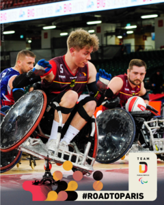 Spielszene Rollstuhlrugby Quelle: Nadine Bieneck / DBS