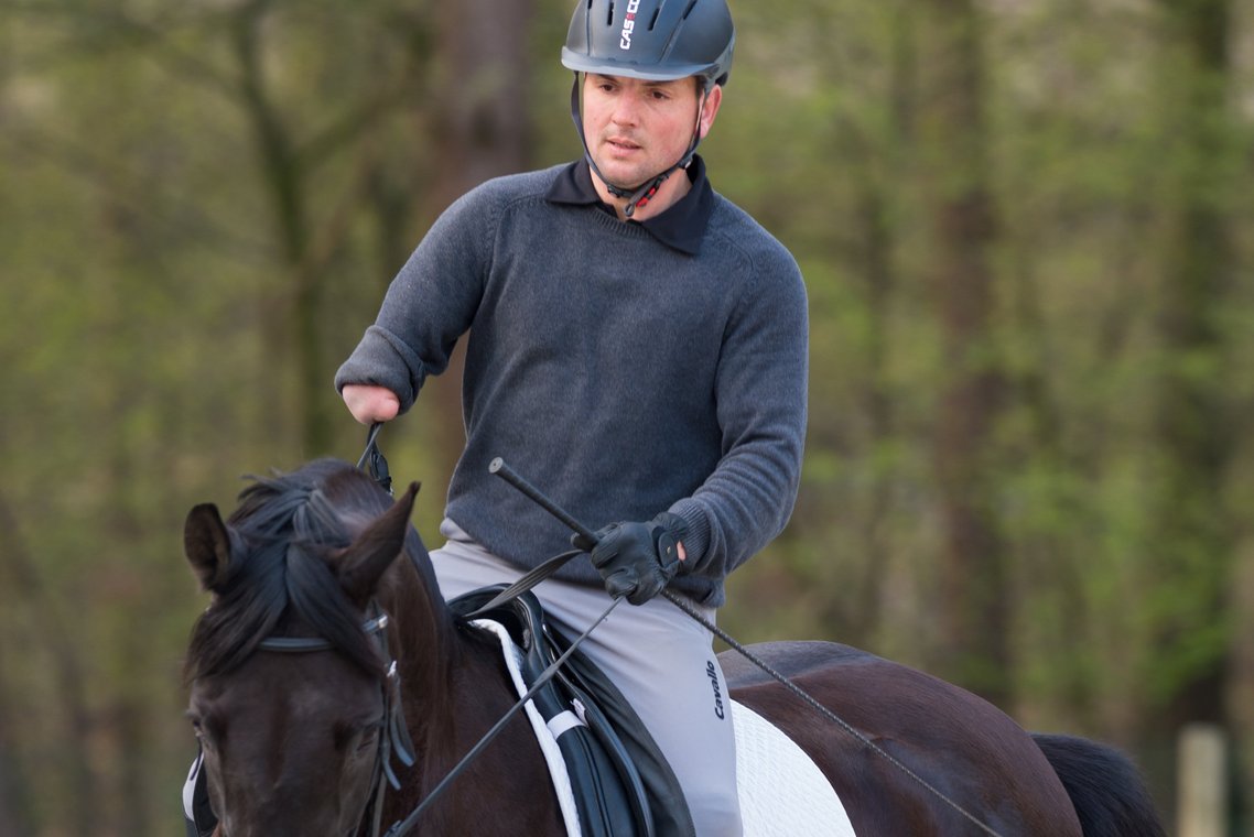 Steffen Zeibig reitet (Foto: Ralf Kuckuck)