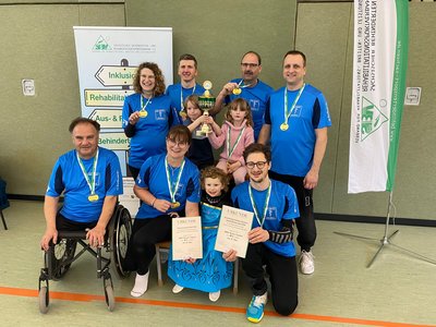 "Medizin" Vogtland feiert den LM-Titel im Sitzball 2024 - Foto: Mike Hentschel 