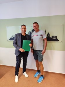 vlnr. Thorsten Jannaschk (AOK Plus) & Dr. Detlev Günz (SBV)