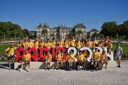 Gruppenfoto des paralympischen Jugendlager 2024. Foto: DBSJ