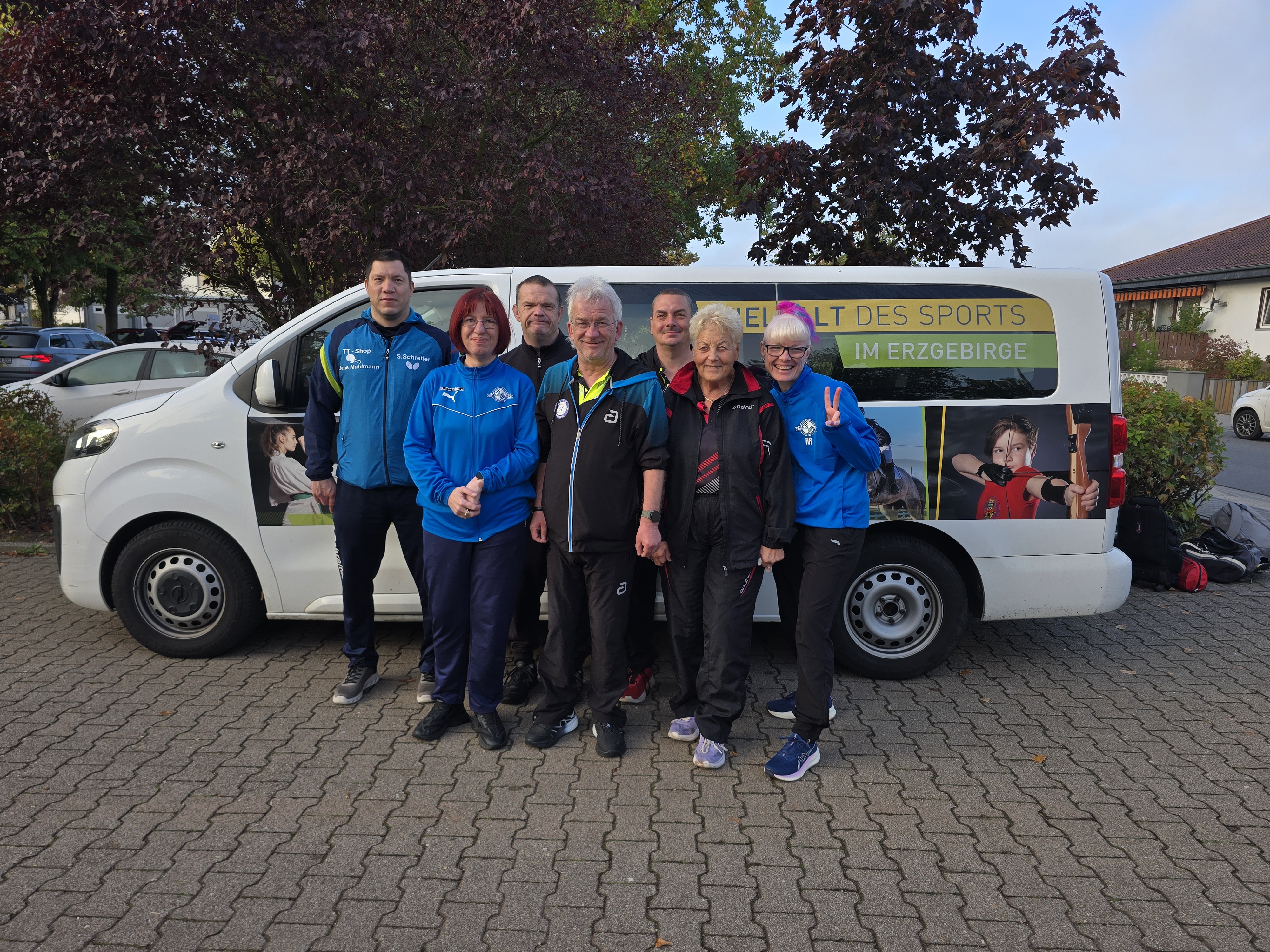 Teambild Sachsen bei der DSM im Para Tischtennis 2026. Foto: Steffen Schreiter.