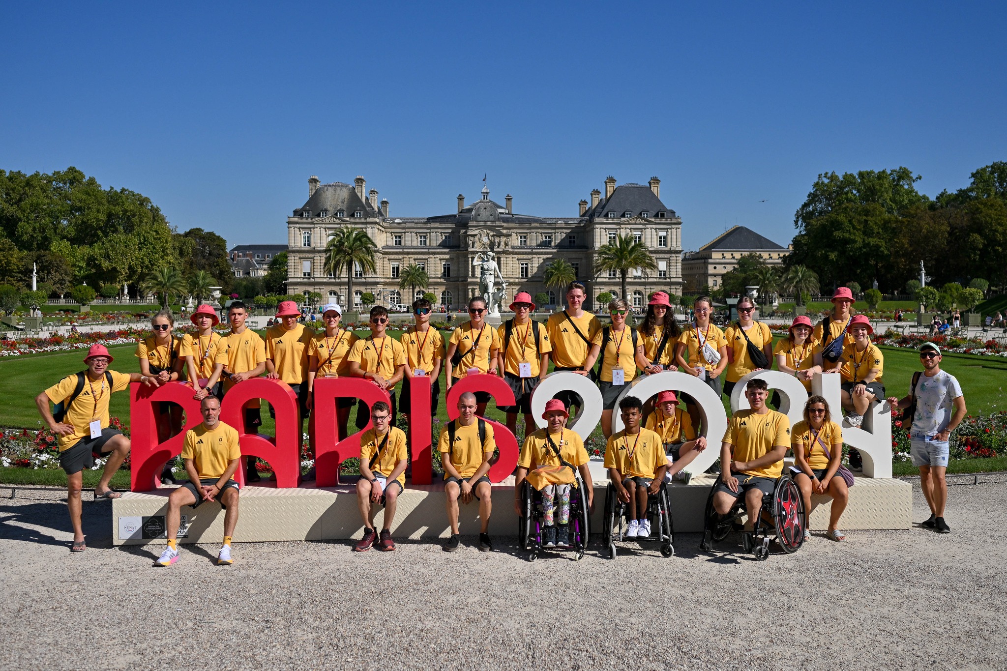 Gruppenfoto des paralympischen Jugendlager 2024. Foto: DBSJ